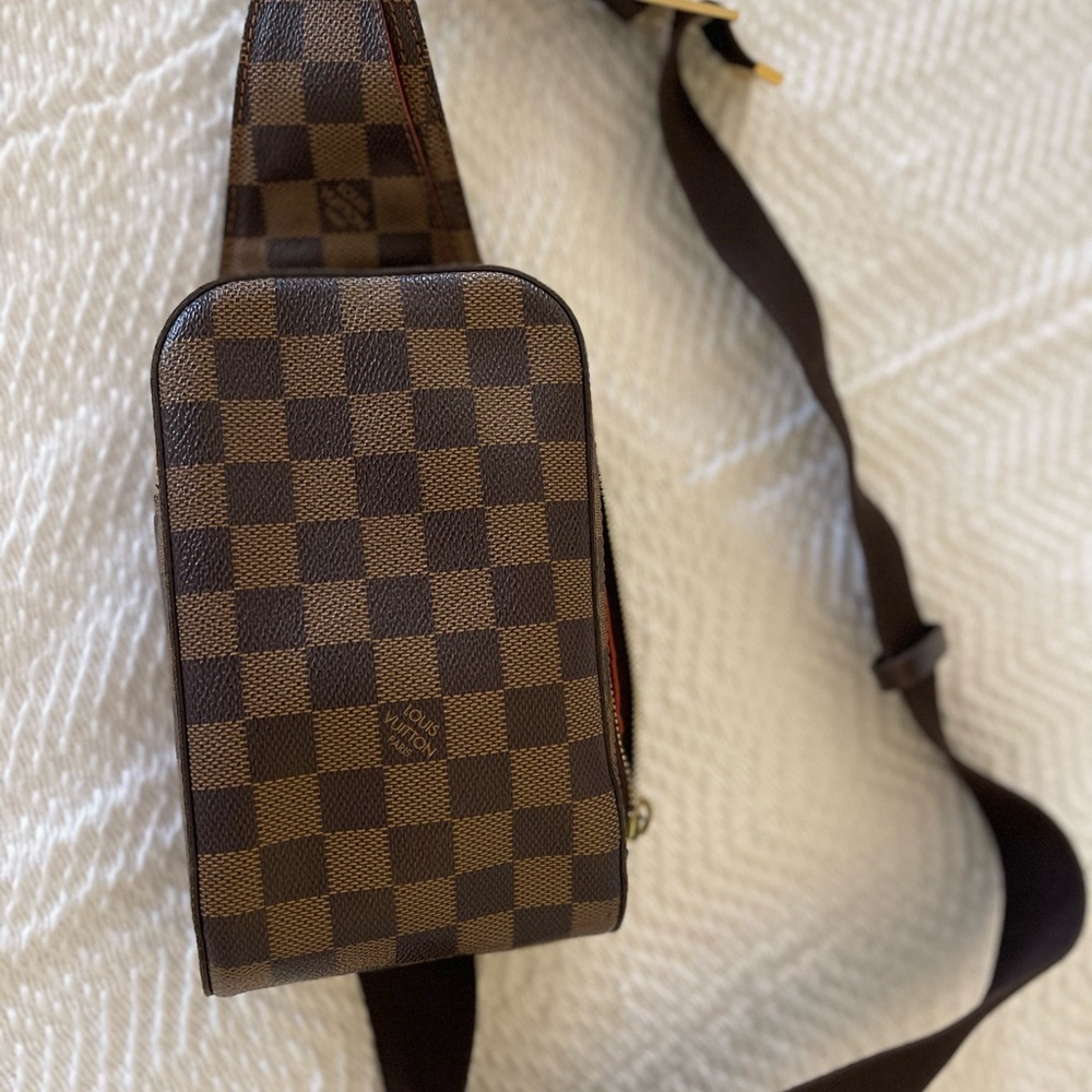 Louis Vuitton Geronimo Brown Belt Bag